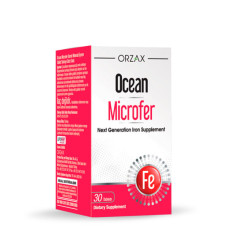 Дієтична добавка, що містить мінерал заліза Orzax Ocean Microfer, 30 таблеток